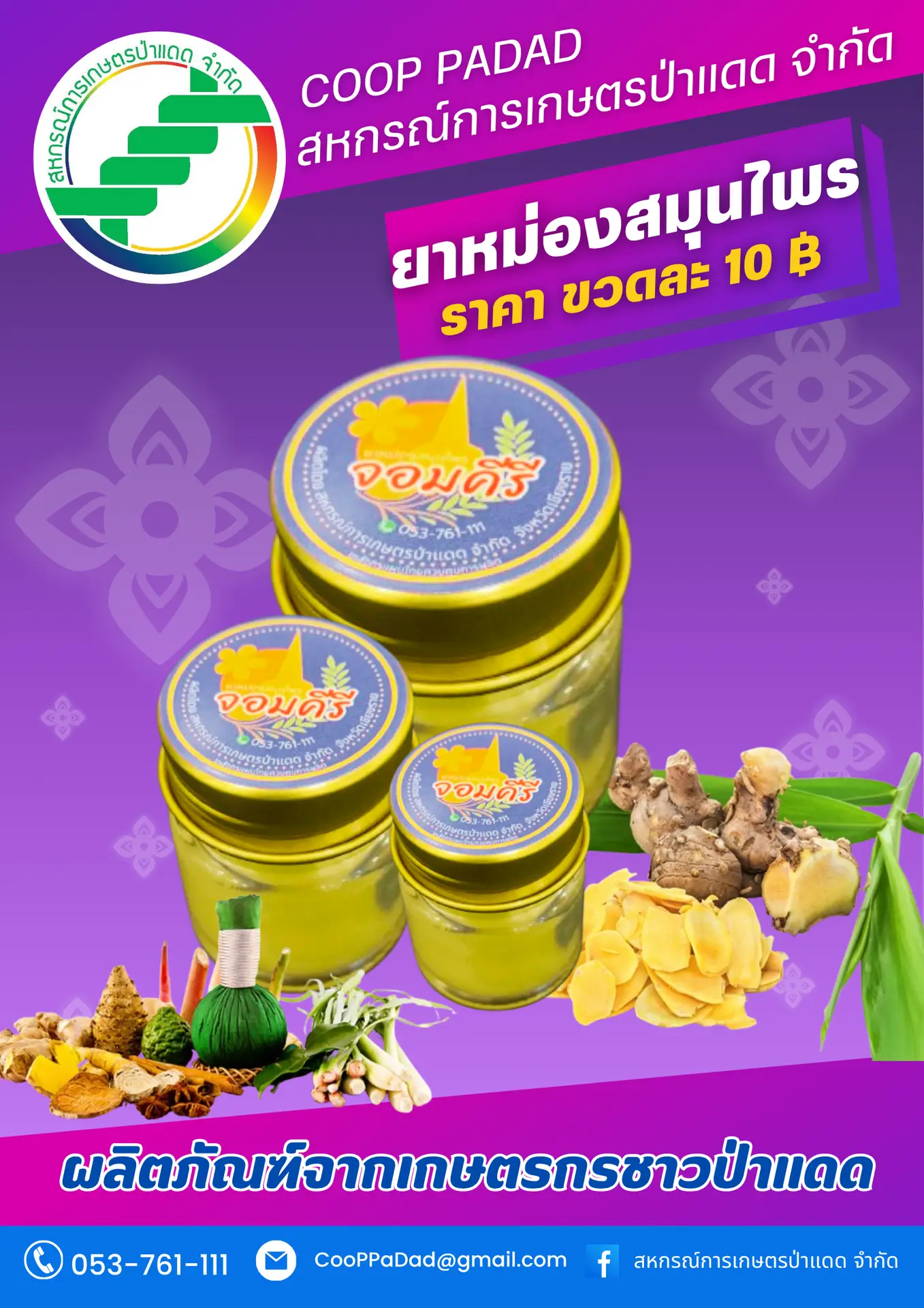ยาหม่องสมุนไพร “จอมคีรี”